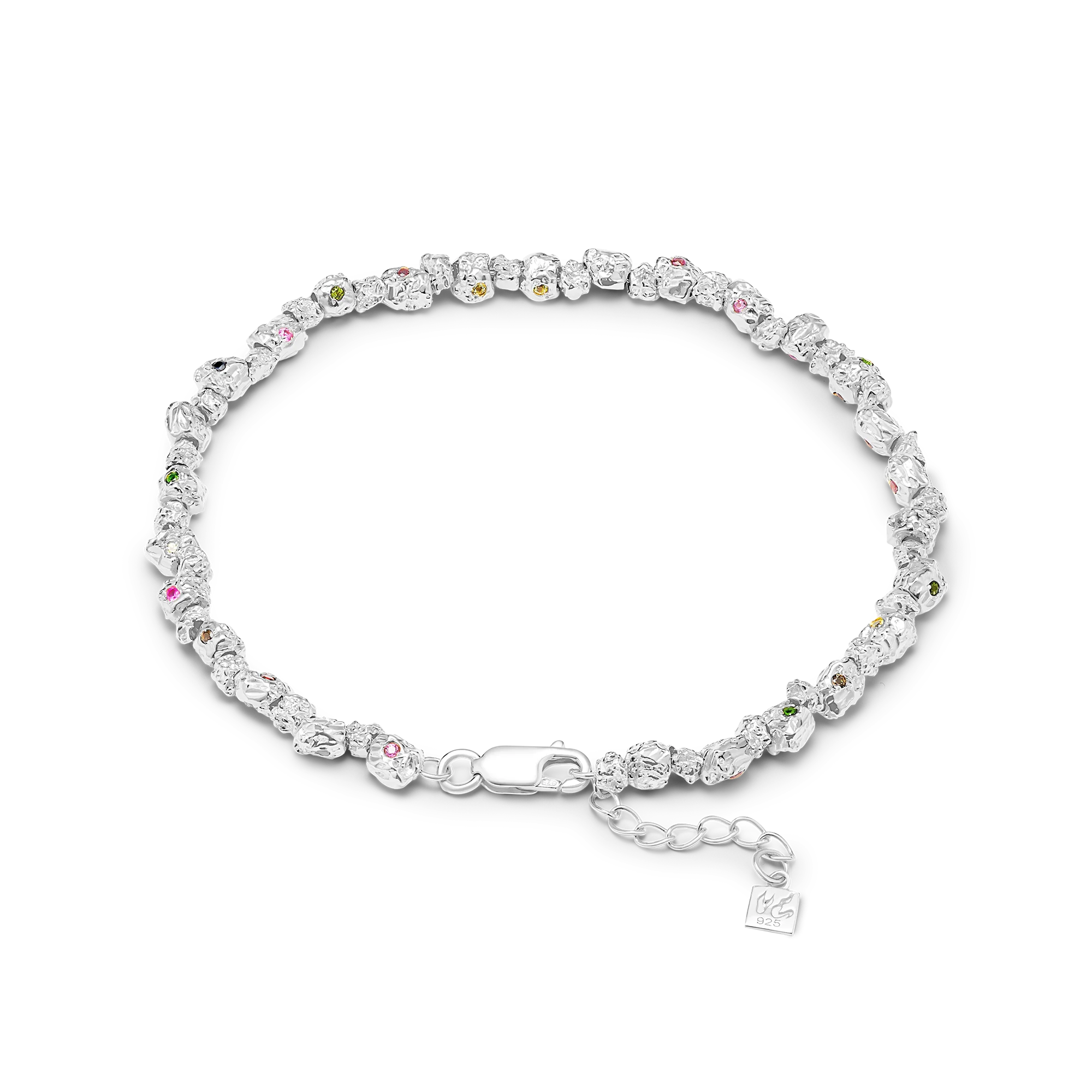 VC026 Signature Gem Stone Anklet - Image 3