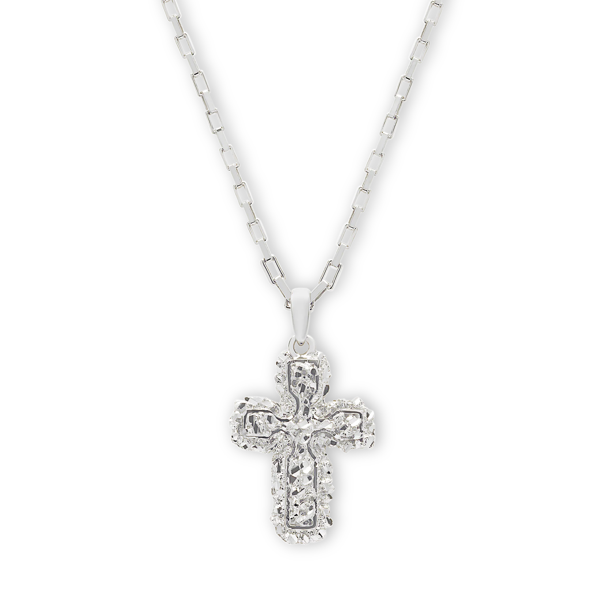 VC028 Small Signature Cross Pendant Necklace - Image 2
