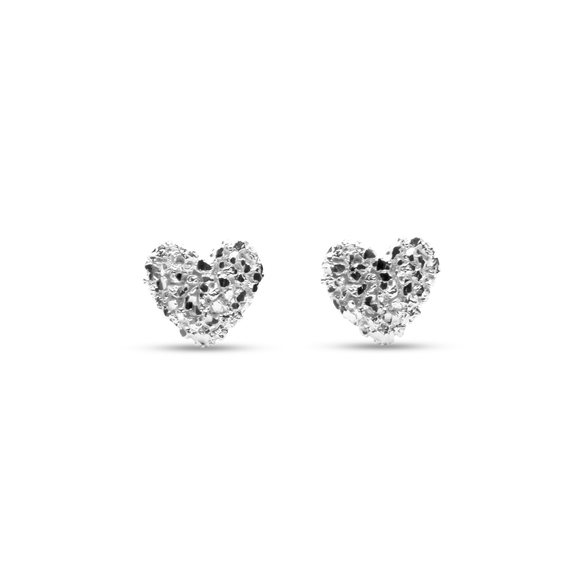 VC029 Small Signature Heart Studs - Image 3