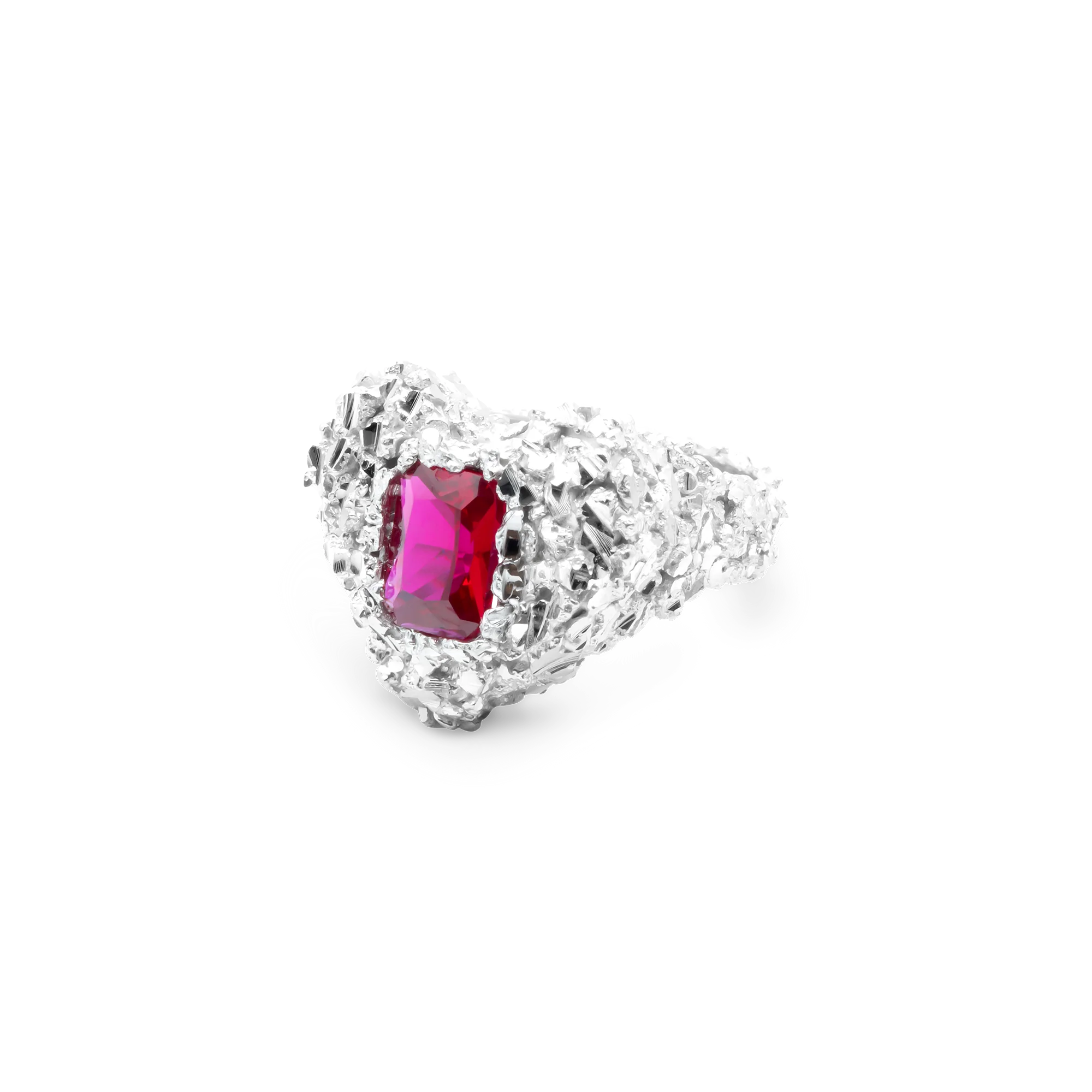 VC032 Emerald Ruby Ring - Image 7
