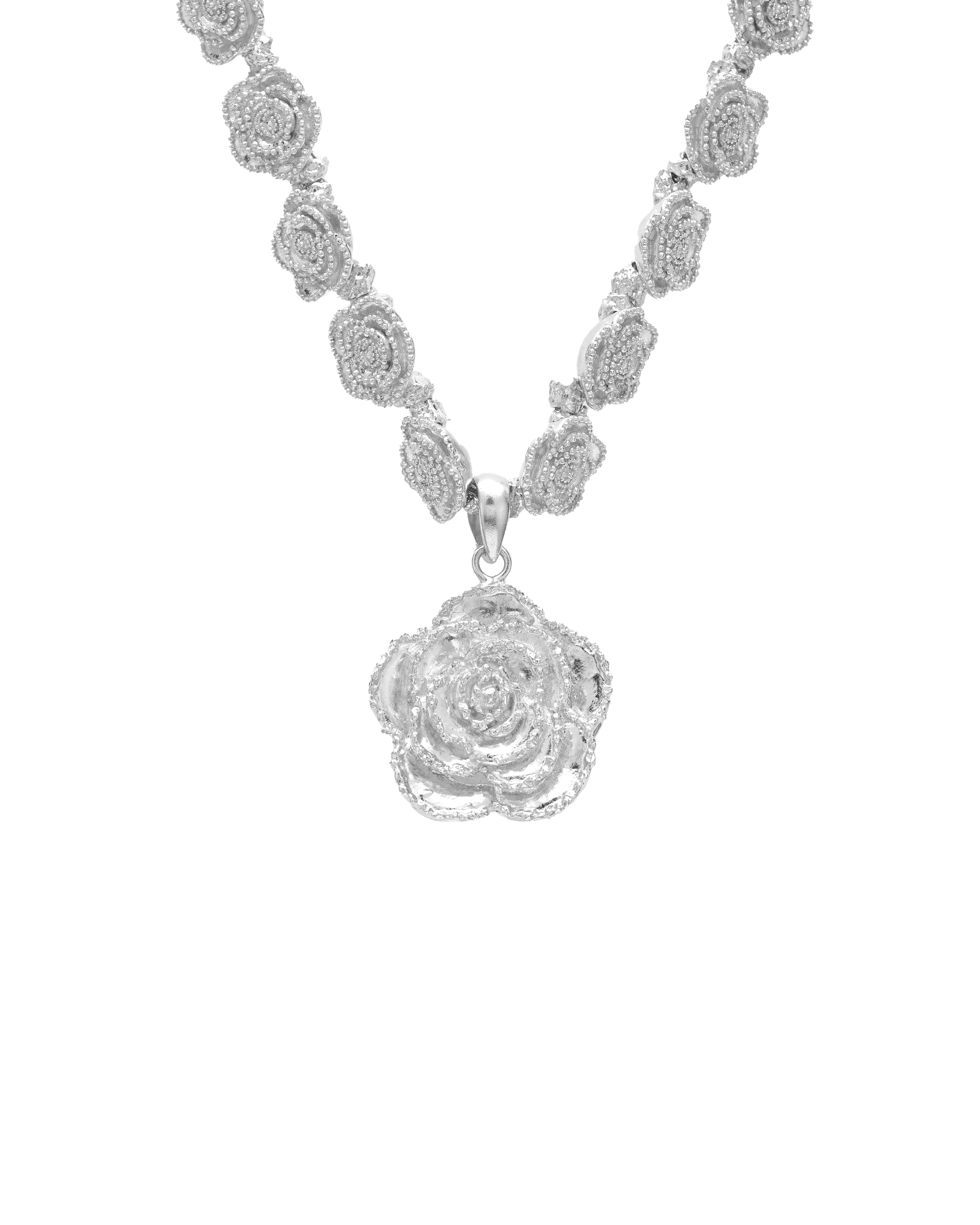 VC056 Rose Pendant Necklace - Image 3