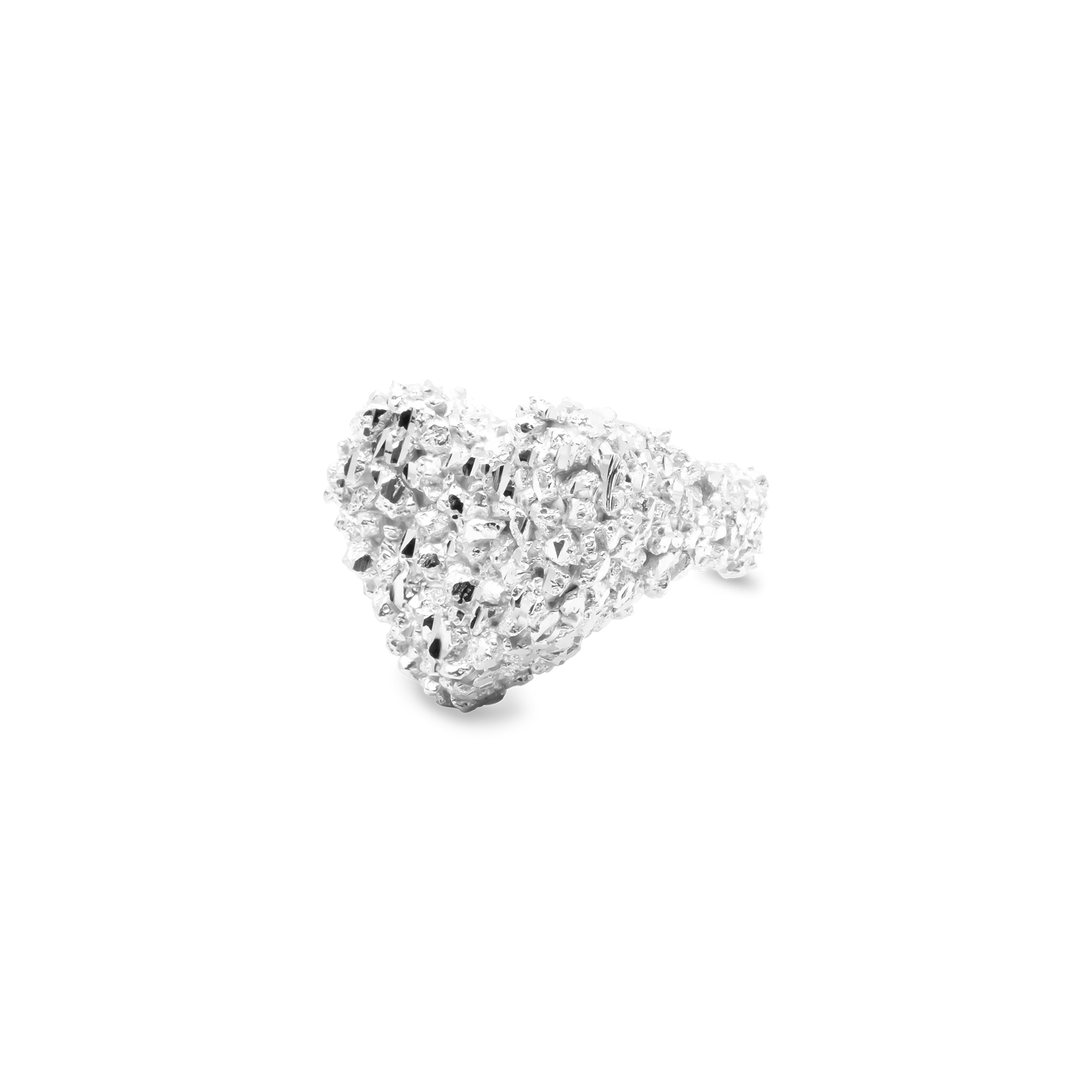 VC055 Signature Puffed Heart Ring - Image 5