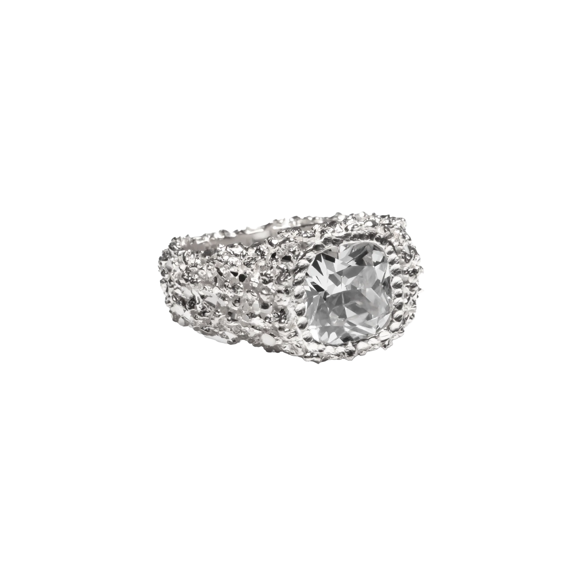 VC073 Small Crystal Ring - Image 2