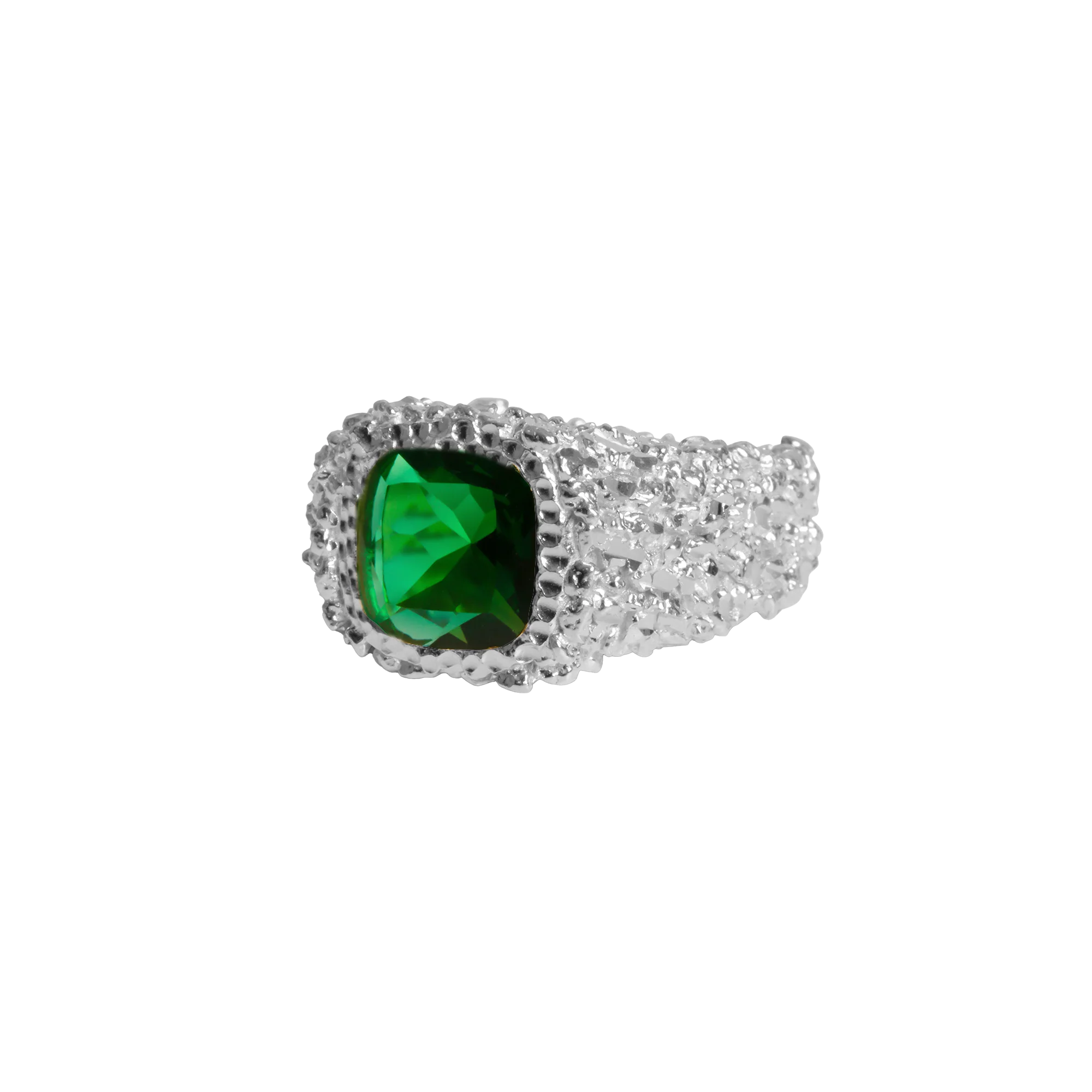 VC074 Small Emerald Ring - Image 2