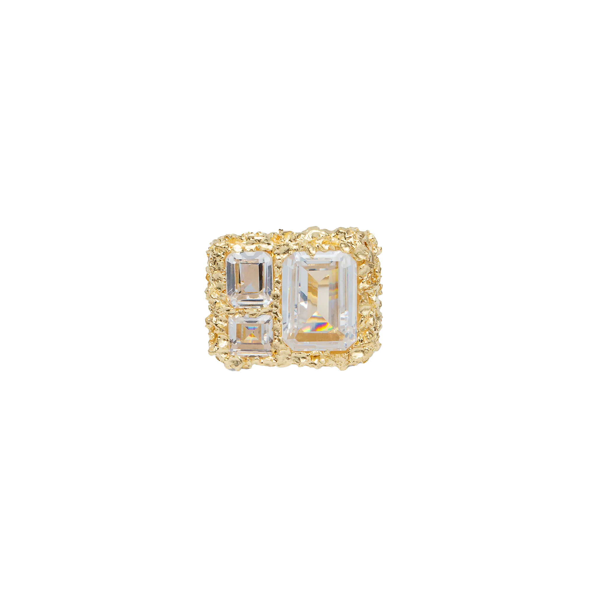 VC079 THREE STONE RING - Image 2