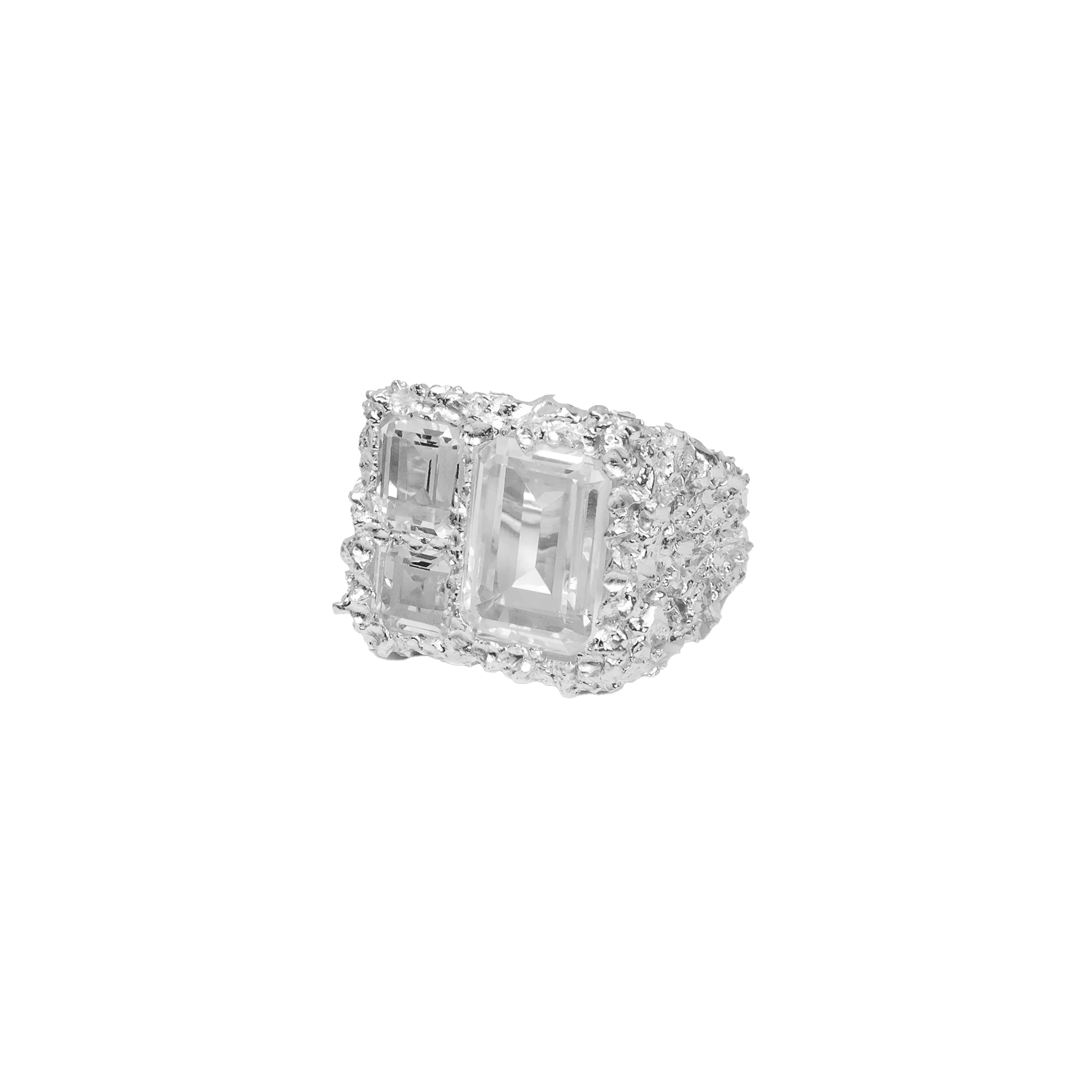 VC079 THREE STONE RING - Image 3