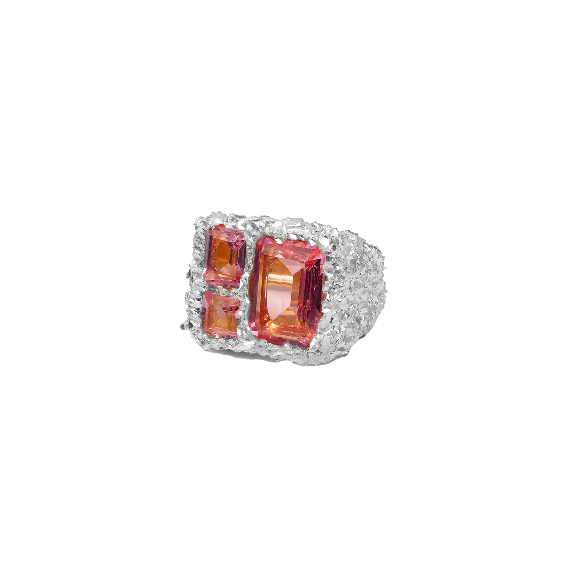 VC082 THREE STONE RING - Image 2