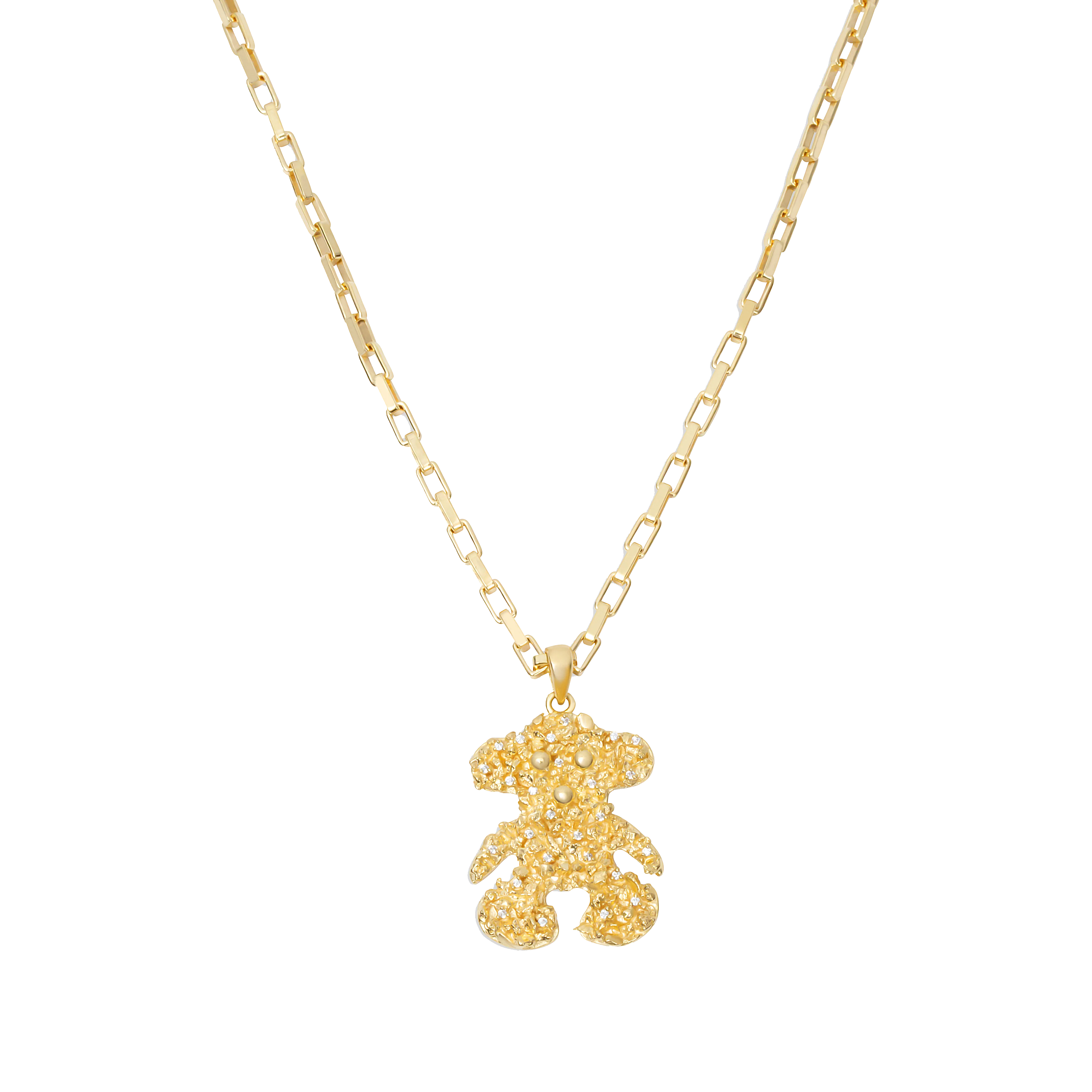 VC096 Signature Bear Pendant Necklace