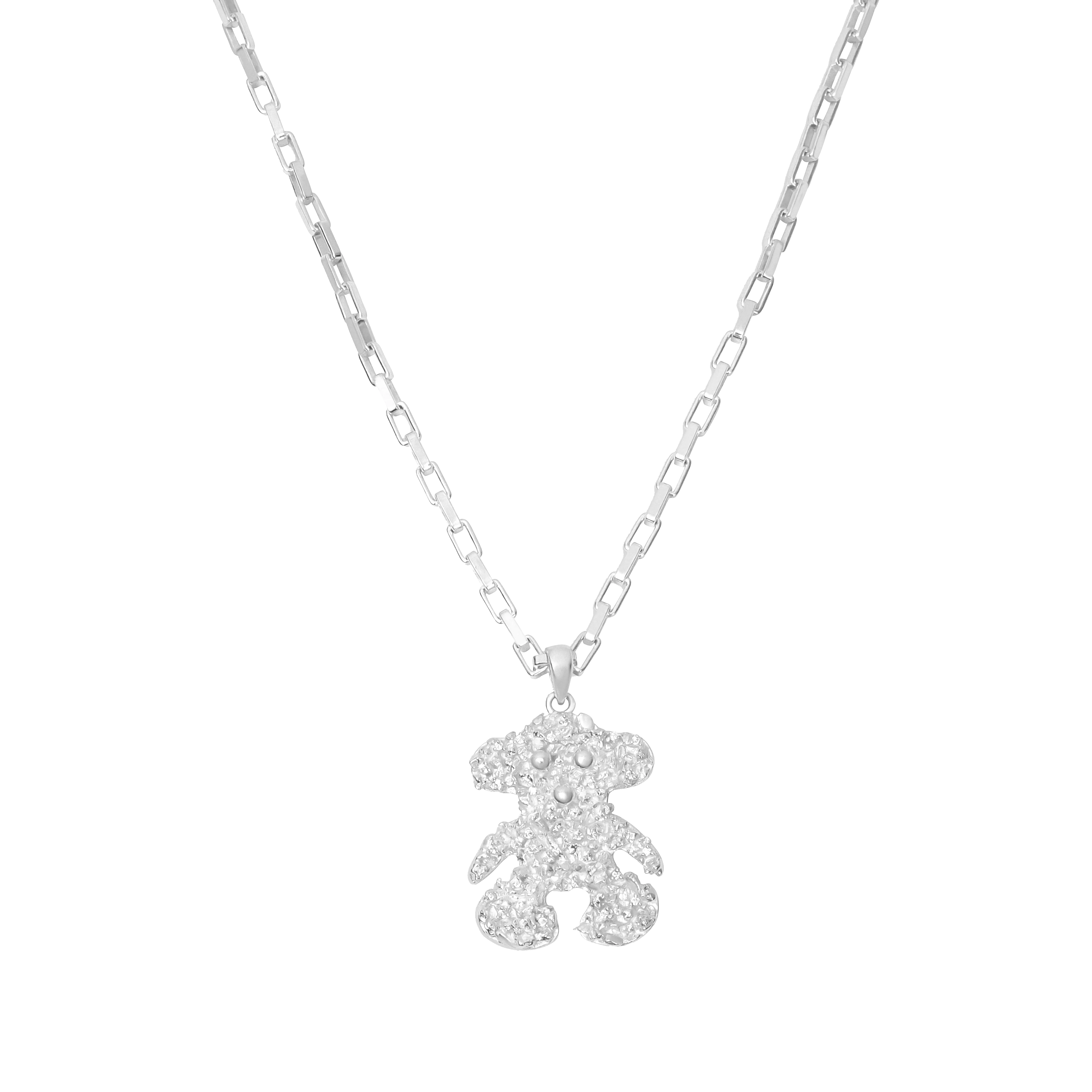 VC096 Signature Bear Pendant Necklace - Image 2