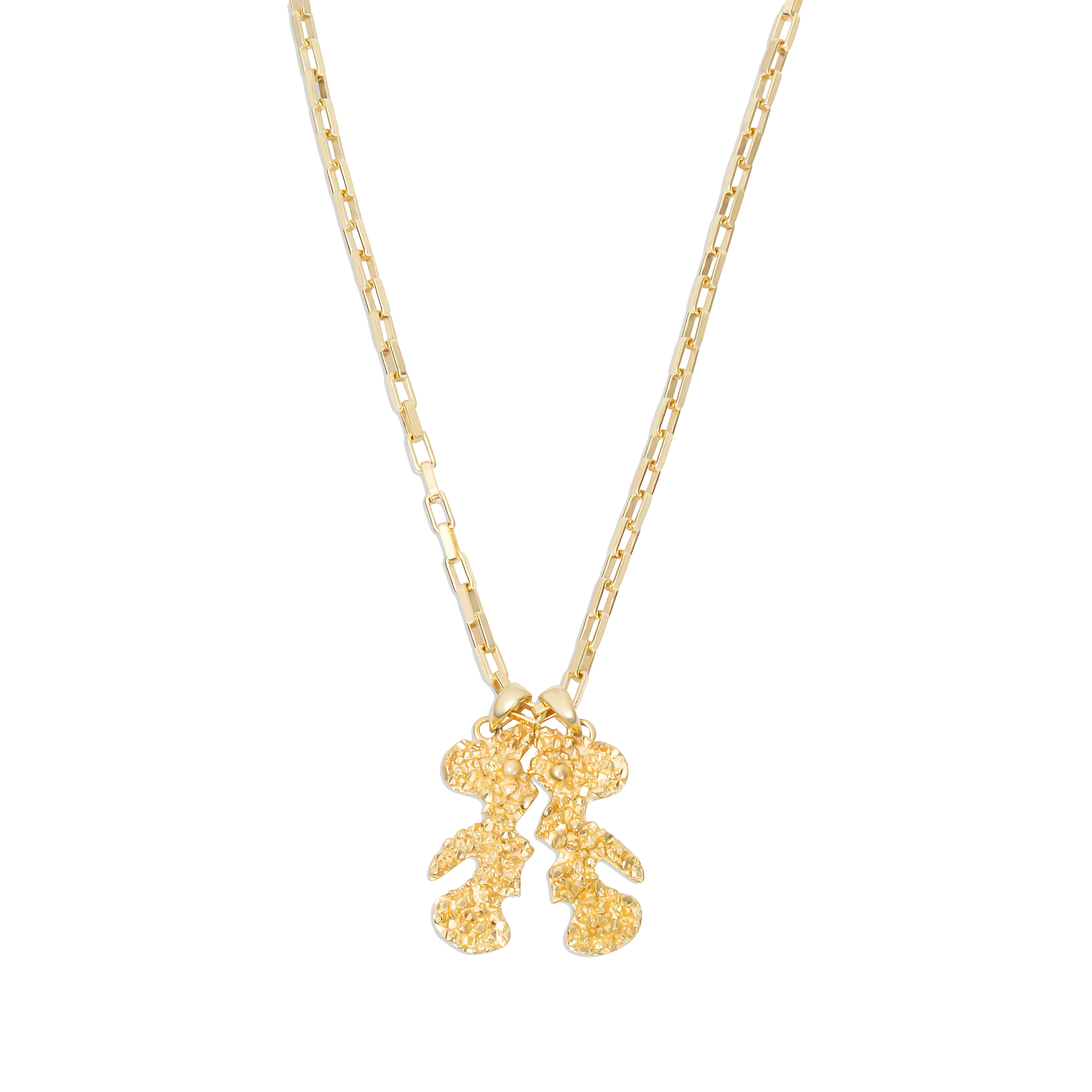 VC097 Signature Split Bear Pendant Necklace