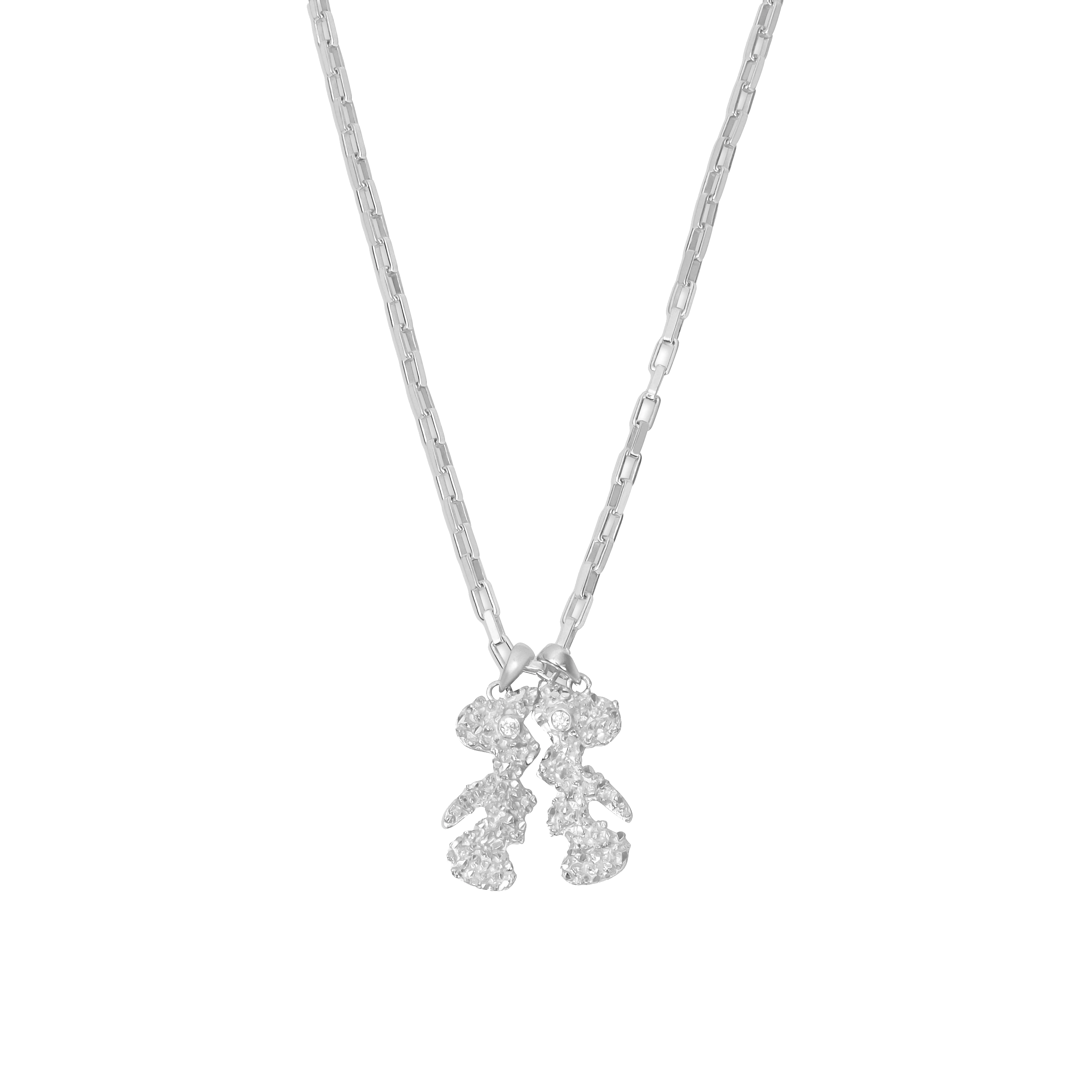 VC098 Signature Split Bear Pendant Necklace - Image 2