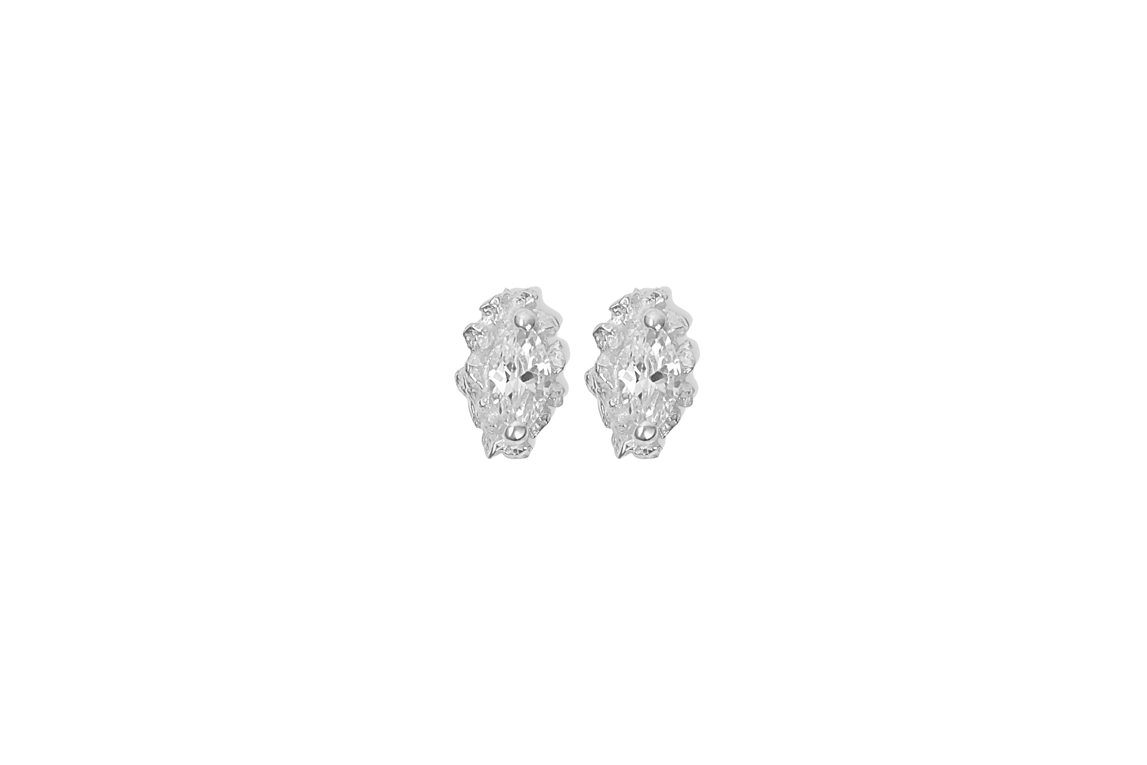 VC104 Medium Marquise Cut Studs - Image 2